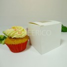 1 Cupcake White Window Box w Insert ($1.00/pc x 25 units)