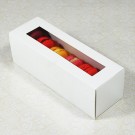 6 White Window Macaron Boxes($1.80/pc x 25 units)