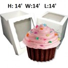 Giant Cupcake Window Box - 14" x 14" x 14" ($5.50/pc x 10 units)